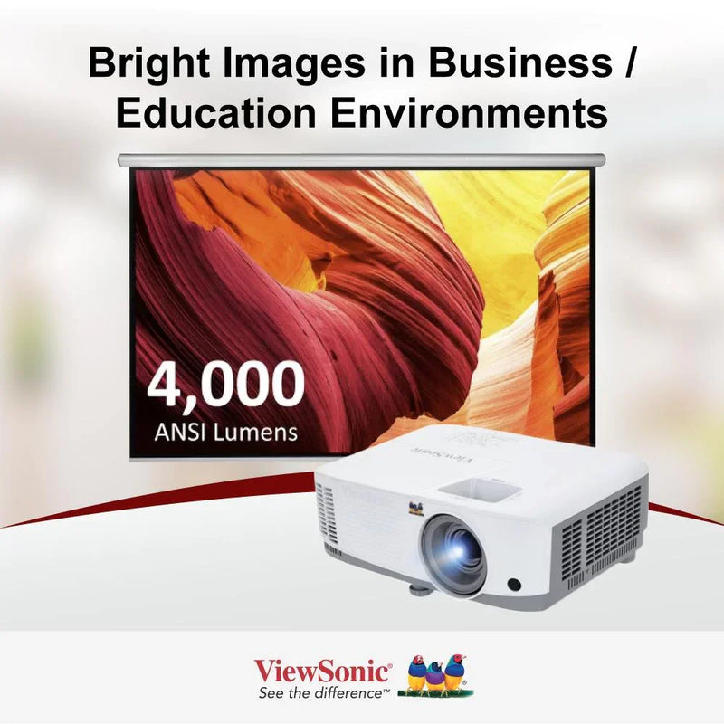 VIEWSONIC PG707X 4,000 ANSI Lumens XGA Business Projector