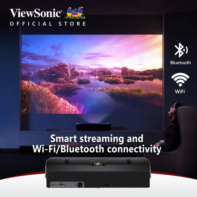 VIEWSONIC X1000-4K+ 4K UHD Ultra Short Throw LED Projector 3840 x 2160