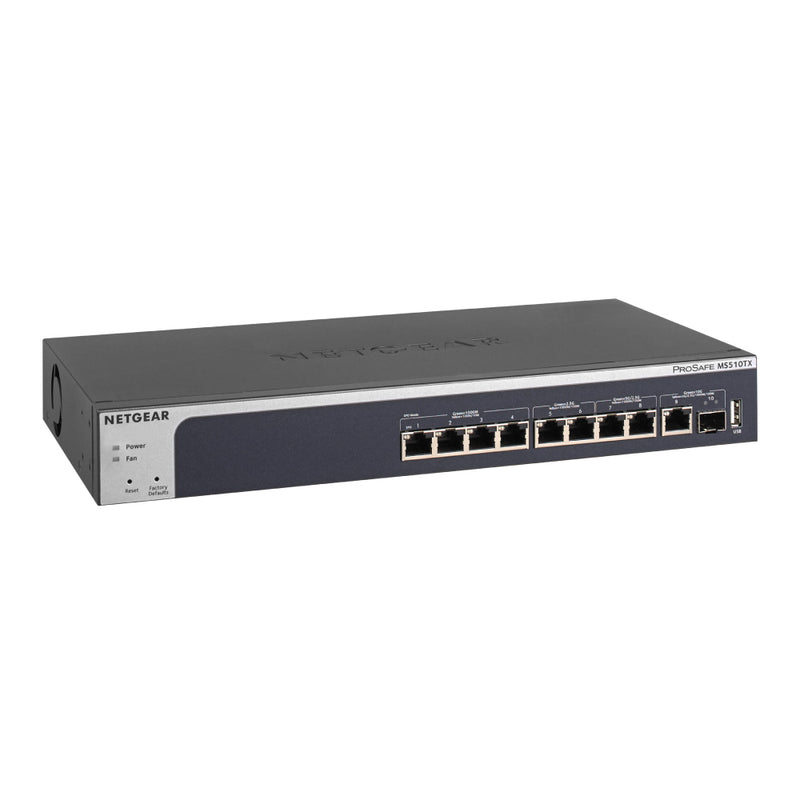 NETGEAR MS510TX 10-Port Multi-Gigabit/10G Smart Managed Pro Switch - with 1 x 10G SFP+