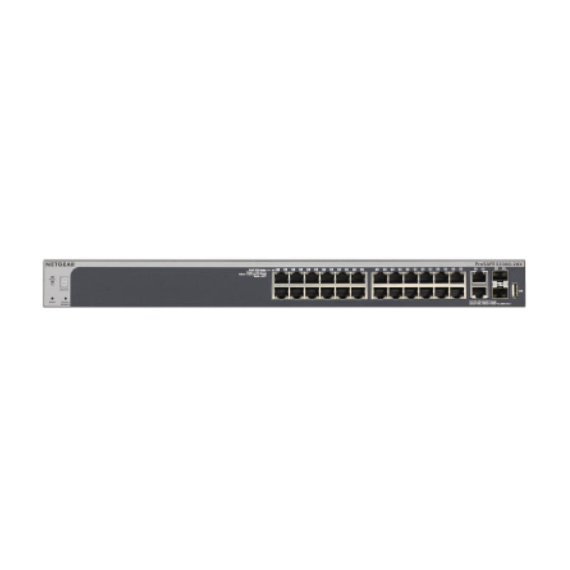 NETGEAR GS728TX 28-Port Gigabit Stackable Smart Switch with 2-Port 10G Copper and 2-Port 10G SFP+