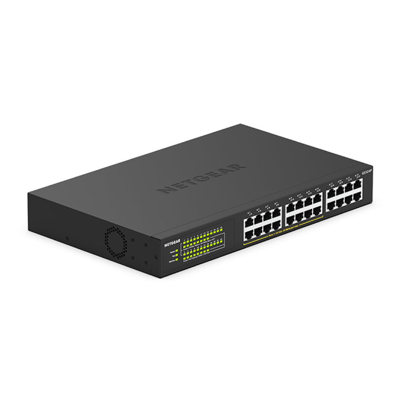 NETGEAR GS324P 24-Port Gigabit Ethernet Unmanaged PoE+ Switch - with 16 x PoE+ @ 190W