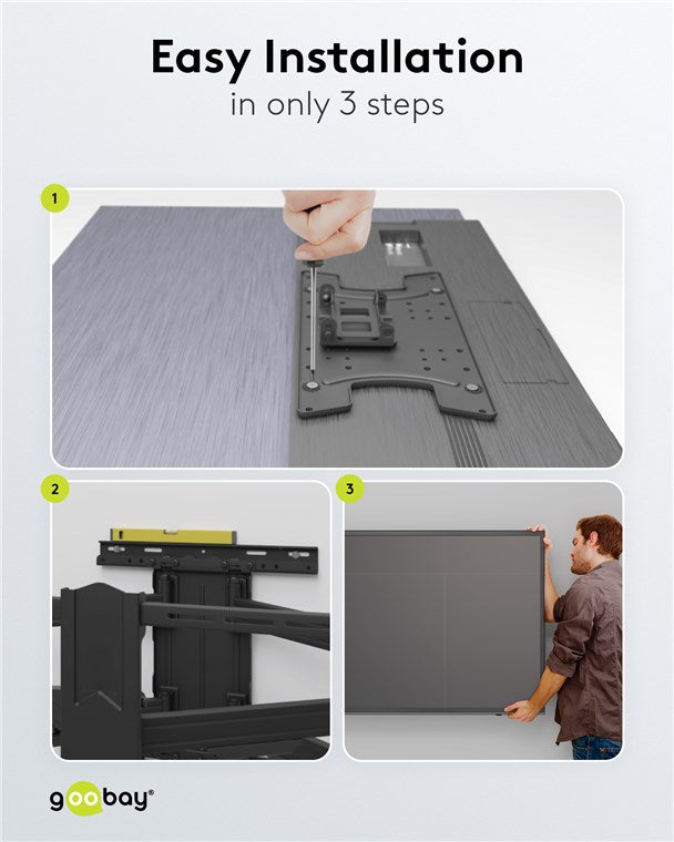 GOOBAY TV Wall Mount Pro Full Motion L (37-70 Inch)