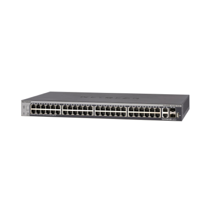 NETGEAR GS752TX 52-Port Gigabit Stackable Smart Switch with 2-Port 10G Copper and 2-Port 10G SFP+