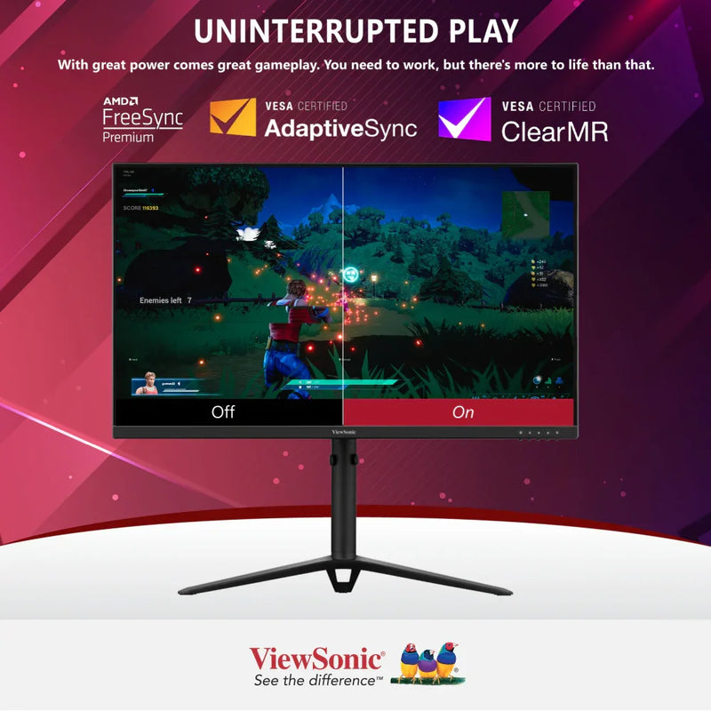 VIEWSONIC VX2728J 27” 165Hz Fast IPS Full Ergonomic Gaming Monitor