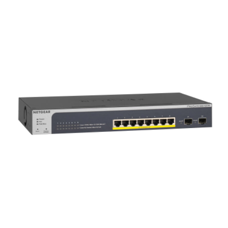 NETGEAR GS510TPP 10-Port Gigabit Ethernet Smart Managed Pro PoE Switch - with 8 x PoE+ @ 190W