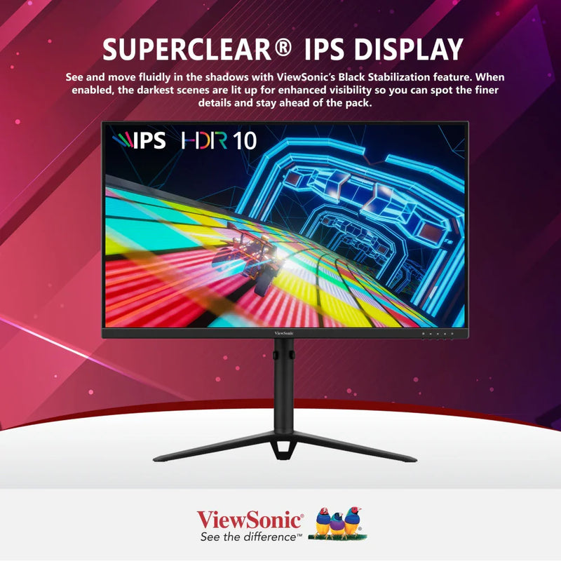 VIEWSONIC VX2728J 27” 165Hz Fast IPS Full Ergonomic Gaming Monitor