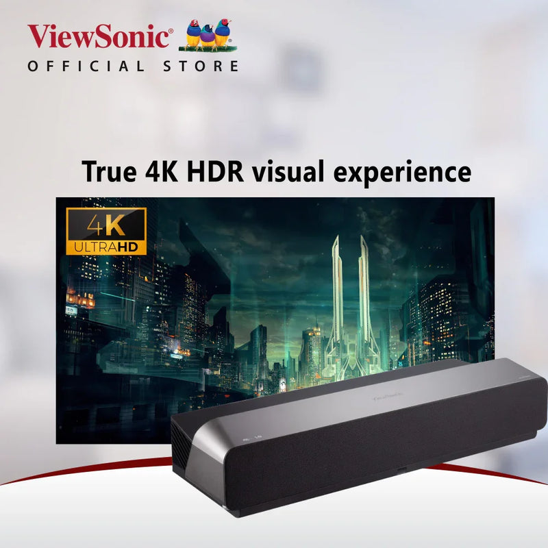 VIEWSONIC X1000-4K+ 4K UHD Ultra Short Throw LED Projector 3840 x 2160