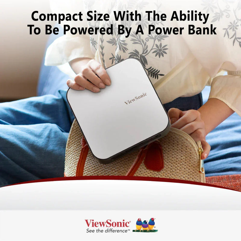 VIEWSONIC M2e 1080p Smart Portable LED Projector with Harman Kardon® Speakers