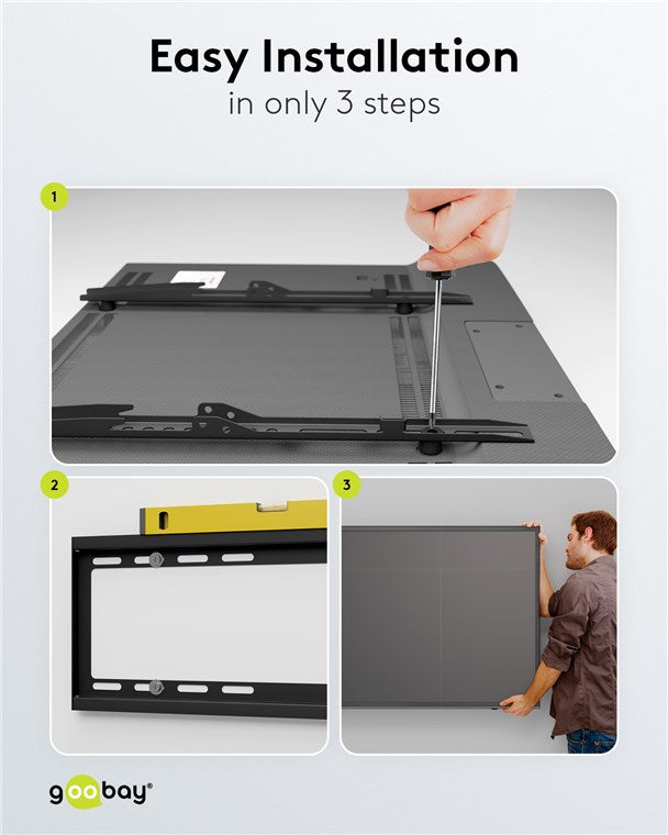 GOOBAY TV Wall Mount Basic TILT (M) for TVs from 32" to 55"