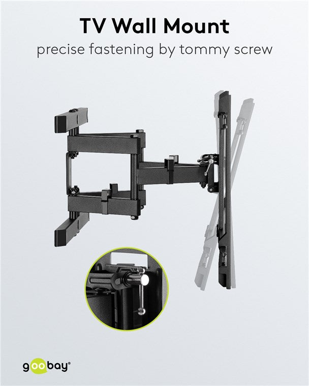 GOOBAY TV Wall mount Basic FULLMOTION (XL) for TVs from 43" to 100"