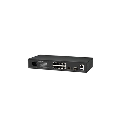 VOLKTEK MEN-3510 8 Ports GbE Managed Access Switch with 2 SFP Ports and Intl. AC Power