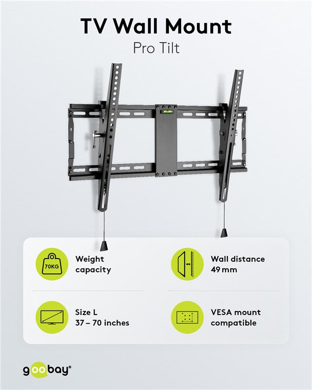 GOOBAY TV Wall Mount Pro Tilt L (37-70 Inch)