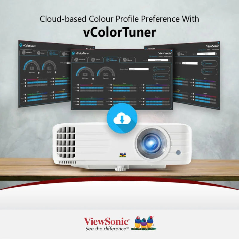 ViewSonic PX701HDH 3,500 ANSI Lumens 1080p Projector for Home and Business - 1920 x 1080 Resolution, 1.5-1.65 Throw Ratio