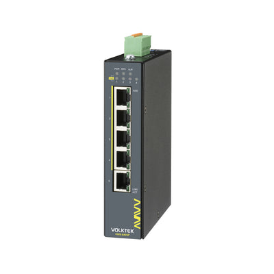VOLKTEK HNS-8405P 4 Ports GbE Unmanaged PoE+ Switch with 1 RJ45 Port