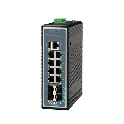 VOLKTEK IEN-8648A 8 Ports GbE Managed Switch with 4 SFP Ports