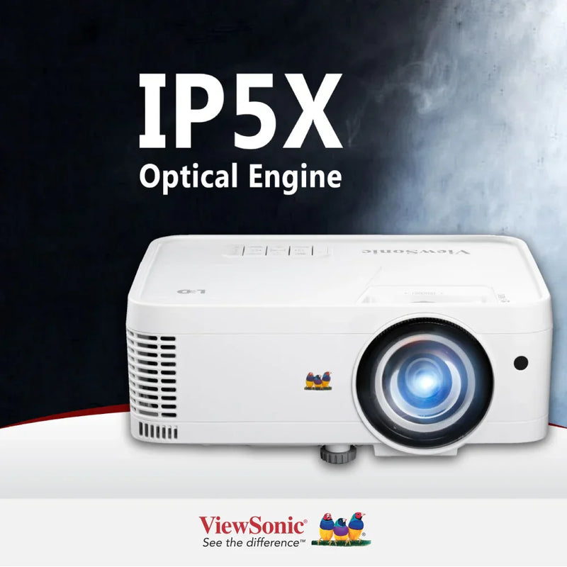 VIEWSONIC LS550WHE 3,000 ANSI Lumens WXGA LED Business/Education Projector - 1280 x 800 Resolution, 1.55-1.70 Throw Ratio