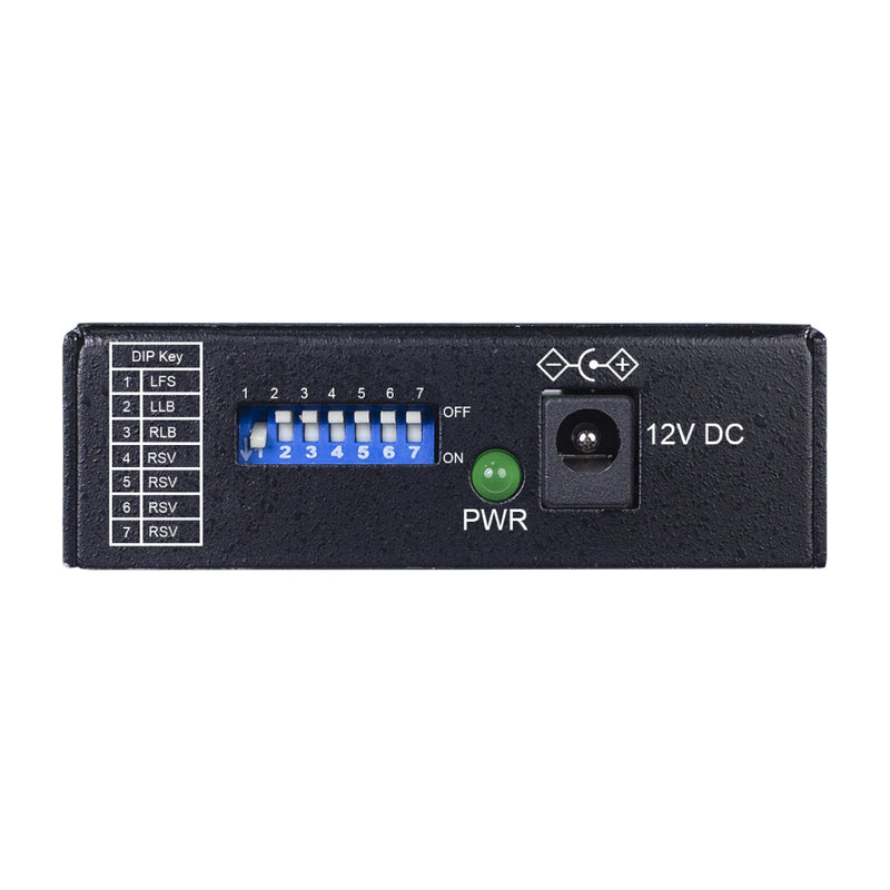 VOLKTEK HMC-672E-MC 10/100/1000BASE-T to Multi-mode 1000BASE-FX Converter, SC Connector, 500m