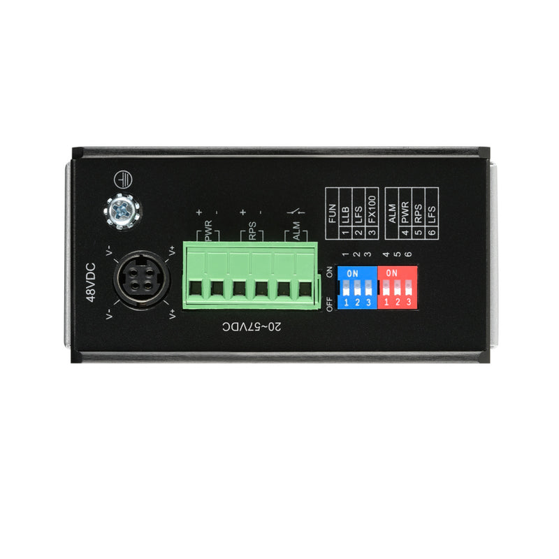 VOLKTEK IMC-661 10/100/1000 RJ45 to FX/GbE SFP Industrial Converter
