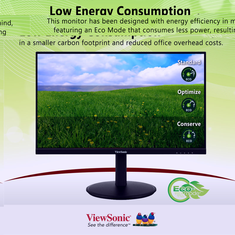 VIEWSONIC VG2409-MHU 24” Full HD USB-C Monitor with Dual Speakers