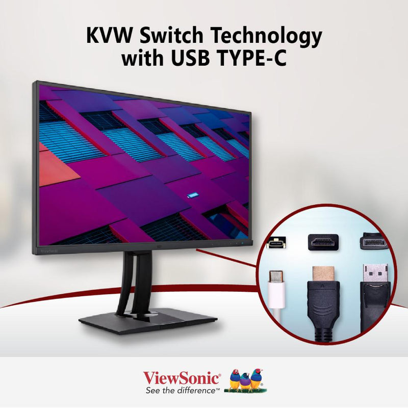 VIEWSONIC VP2785-4K 27" 100% Adobe RGB Professional Monitor