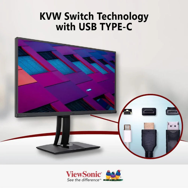 VIEWSONIC VP2785-4K 27" 100% Adobe RGB Professional Monitor