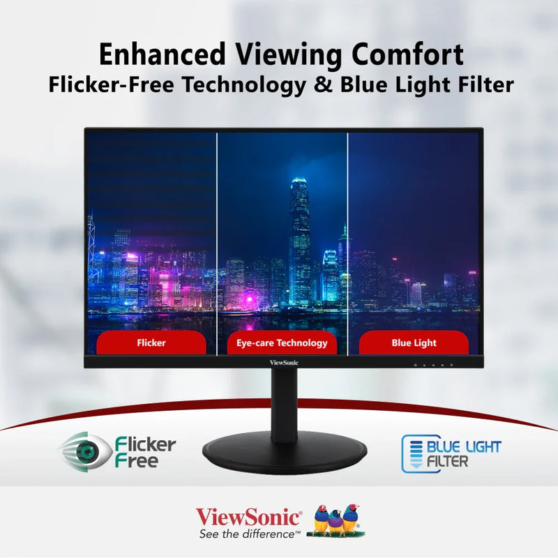 VIEWSONIC VG2709-MHU 27” Full HD USB-C Monitor with Dual Speakers