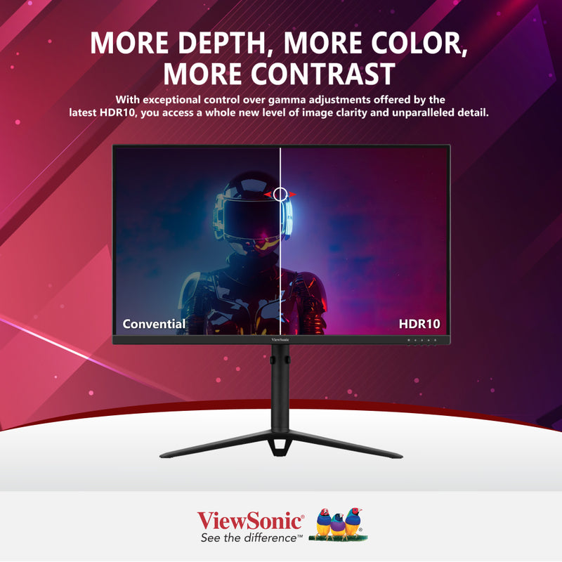 VIEWSONIC VX2728J-2K 27” 2K 180Hz (OC) Fast IPS Gaming Monitor