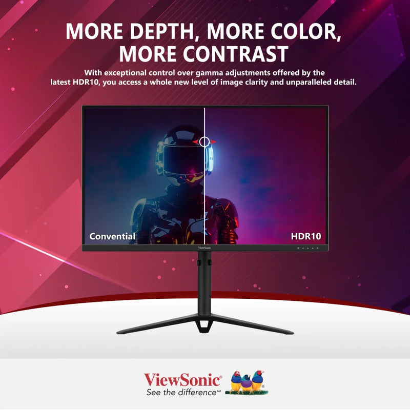 VIEWSONIC VX2728J-2K 27” 2K 180Hz (OC) Fast IPS Gaming Monitor