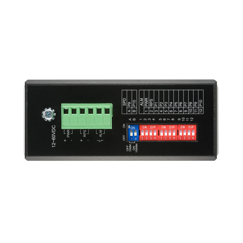 VOLKTEK IEN-8528-PN 8 Ports FE PROFINET Compliance Managed Switch with 2 GbE SFP Ports