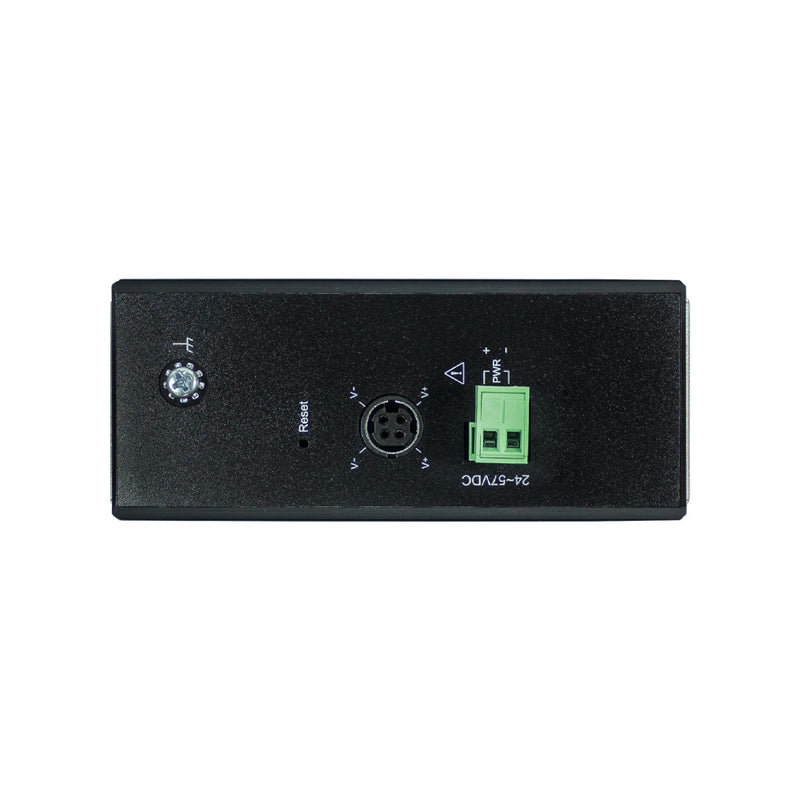 VOLKTEK SEN-9425P-24V-SS 4 Ports GbE Substation Certified Unmanaged PoE+ Switch with 1 RJ45 and 2 SFP Ports