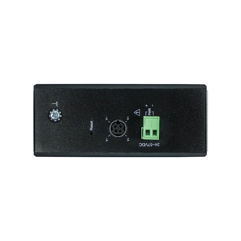 VOLKTEK SEN-9425P-24V-SS 4 Ports GbE Substation Certified Unmanaged PoE+ Switch with 1 RJ45 and 2 SFP Ports