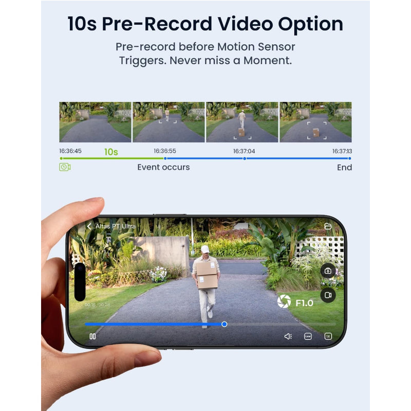 REOLINK Altas PT Ultra 4K Security Cameras Wireless Outdoor