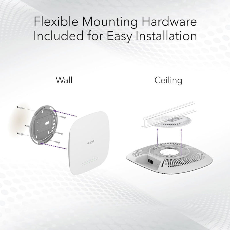 NETGEAR WiFi 6 Wireless Access Point Bundle (2x WAX615 + GS108LP)