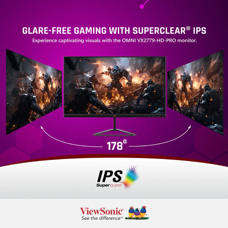 VIEWSONIC VX2779-HD-PRO 27” 180Hz Gaming Monitor