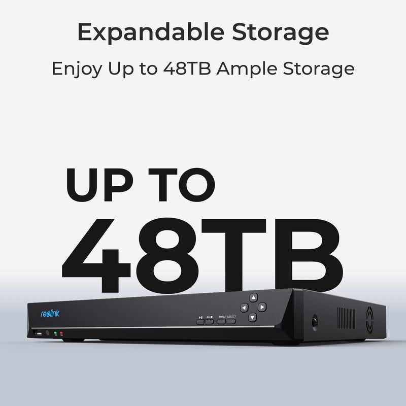 REOLINK NVS36 36-Channel NVR with 48TB Storage Capacity