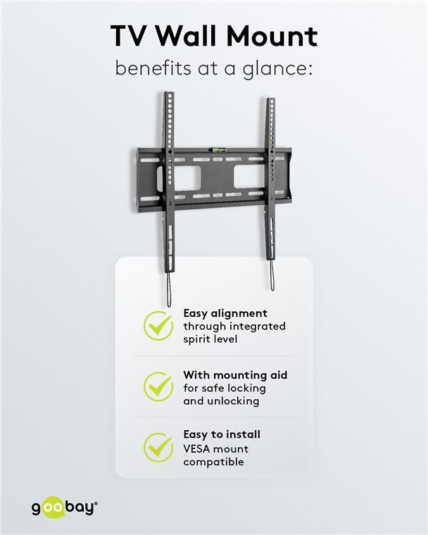 GOOBAY TV Wall Mount Pro Fixed M (32-55 Inch)