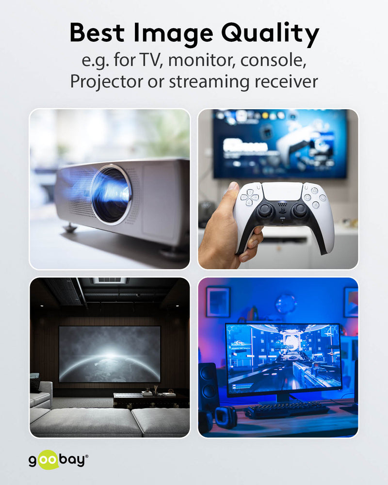 GOOBAY HDMI Optical Hybrid Cable 2.1 - 8K 60Hz
