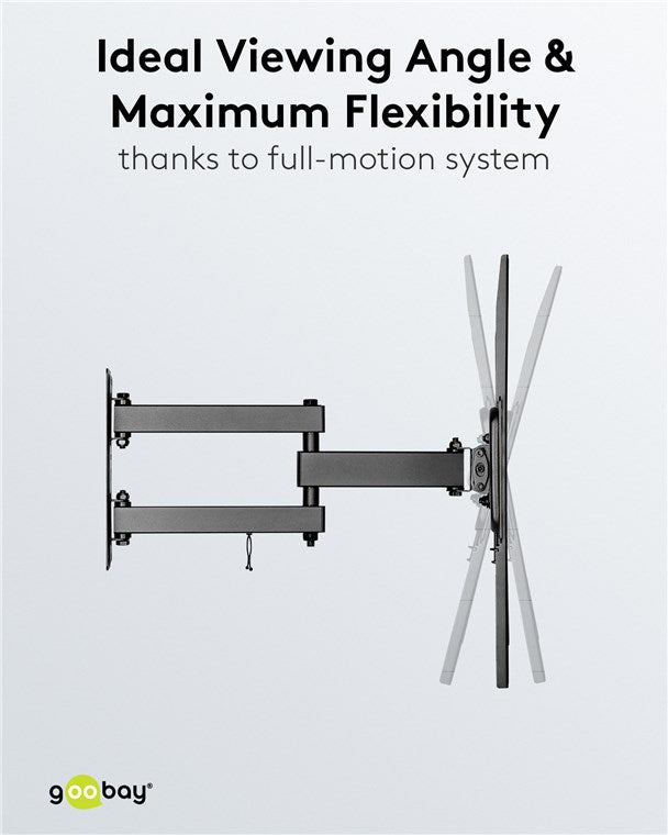 GOOBAY TV Wall mount Basic FULLMOTION (M) for TVs from 32" to 55"
