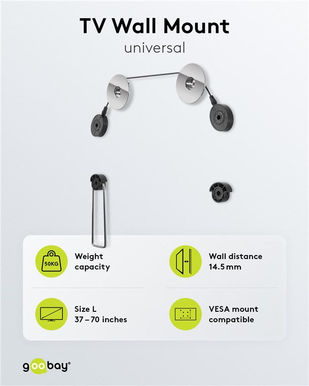 GOOBAY TV Wall Mount EasyMount Universal (37-70 Inch)