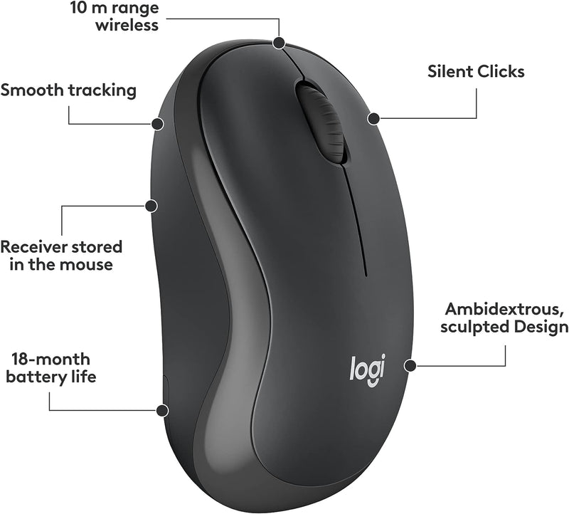 LOGITECH MK295 Silent Wireless Keyboard Mouse Combo