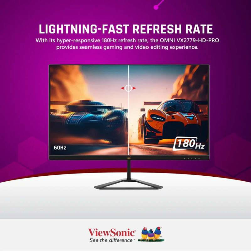 VIEWSONIC VX2779-HD-PRO 27” 180Hz Gaming Monitor