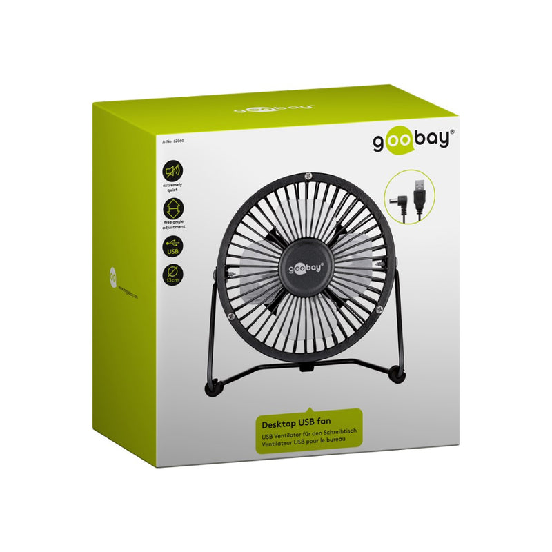 GOOBAY 4-inch Desktop USB Fan