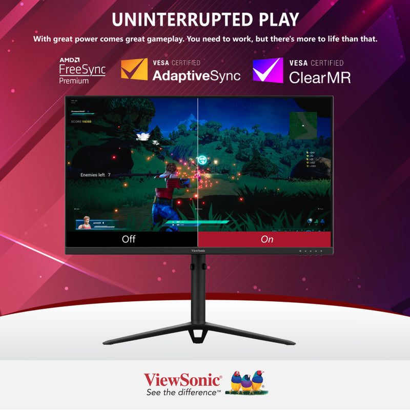 VIEWSONIC VX2728J-2K 27” 2K 180Hz (OC) Fast IPS Gaming Monitor