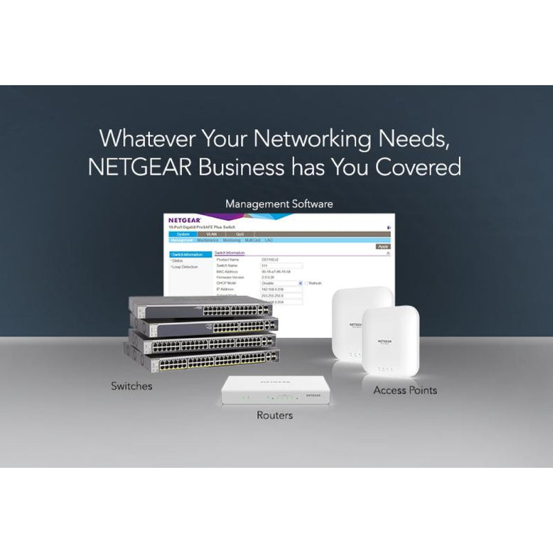 NETGEAR XS724EM-100EUS 24-Port 10G/Multi-Gigabit Plus Switch with 2 Dedicated SFP+ Ports