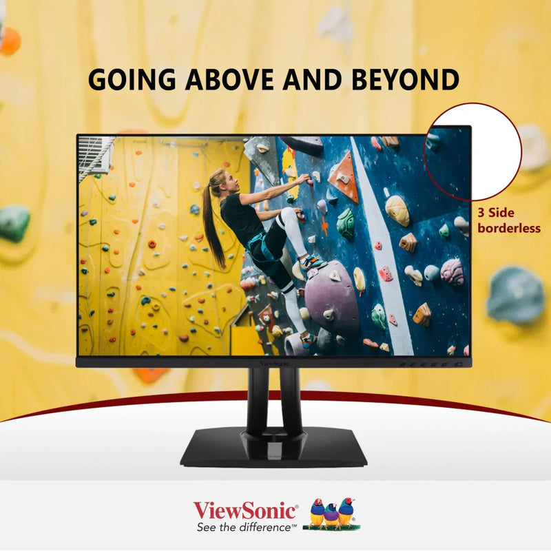 VIEWSONIC VP2456 24" FHD Pantone Validated 100% sRGB & Factory Pre-Calibrated Monitor with 60W USB-C