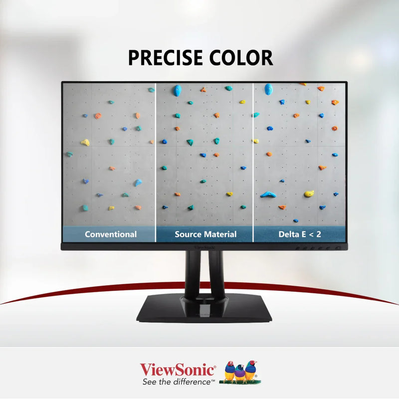 VIEWSONIC VP2756-2K 27" 2K QHD Pantone Validated 100% sRGB & Factory Pre-Calibrated Monitor with 60W USB-C