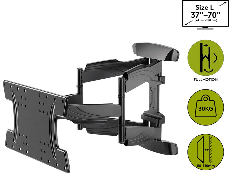 GOOBAY TV Wall mount OLED FULLMOTION (L) for TVs from 37" to 70"