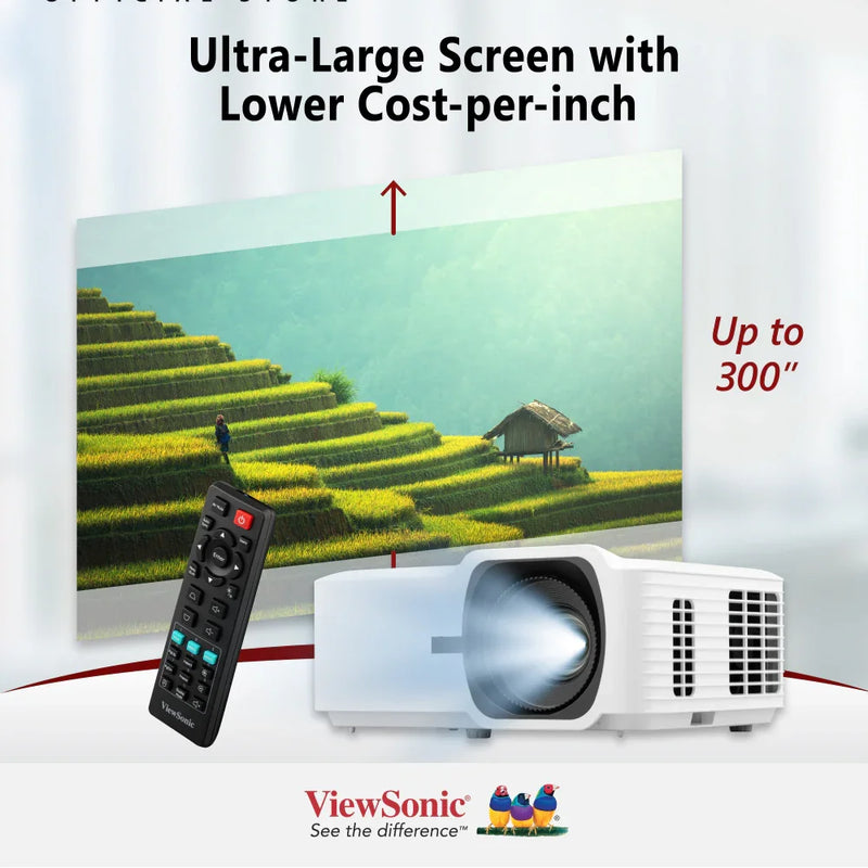 VIEWSONIC LS740W 5,000 ANSI Lumens WXGA Laser Installation Projector