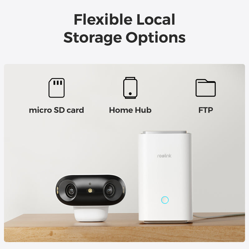 REOLINK Argus 4 Pro 4K 180° Dual-Lens WiFi 6 Battery Camera
