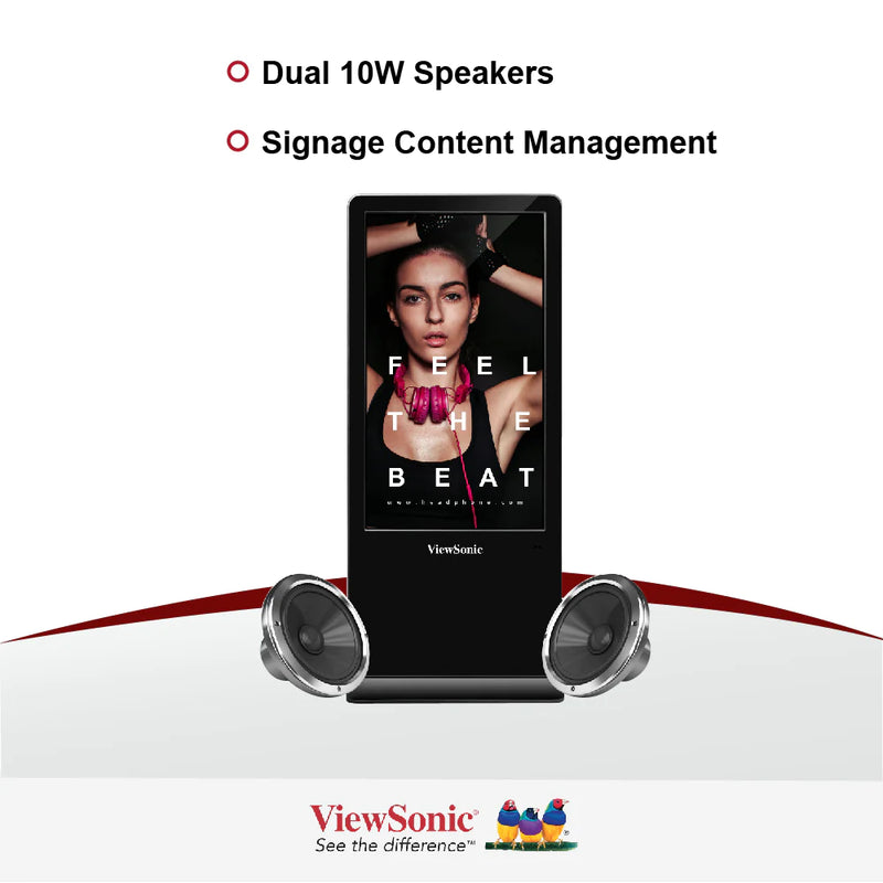 ViewSonic EP5542 55" All-in-One Digital ePoster - 3840 x 2160, 16/7